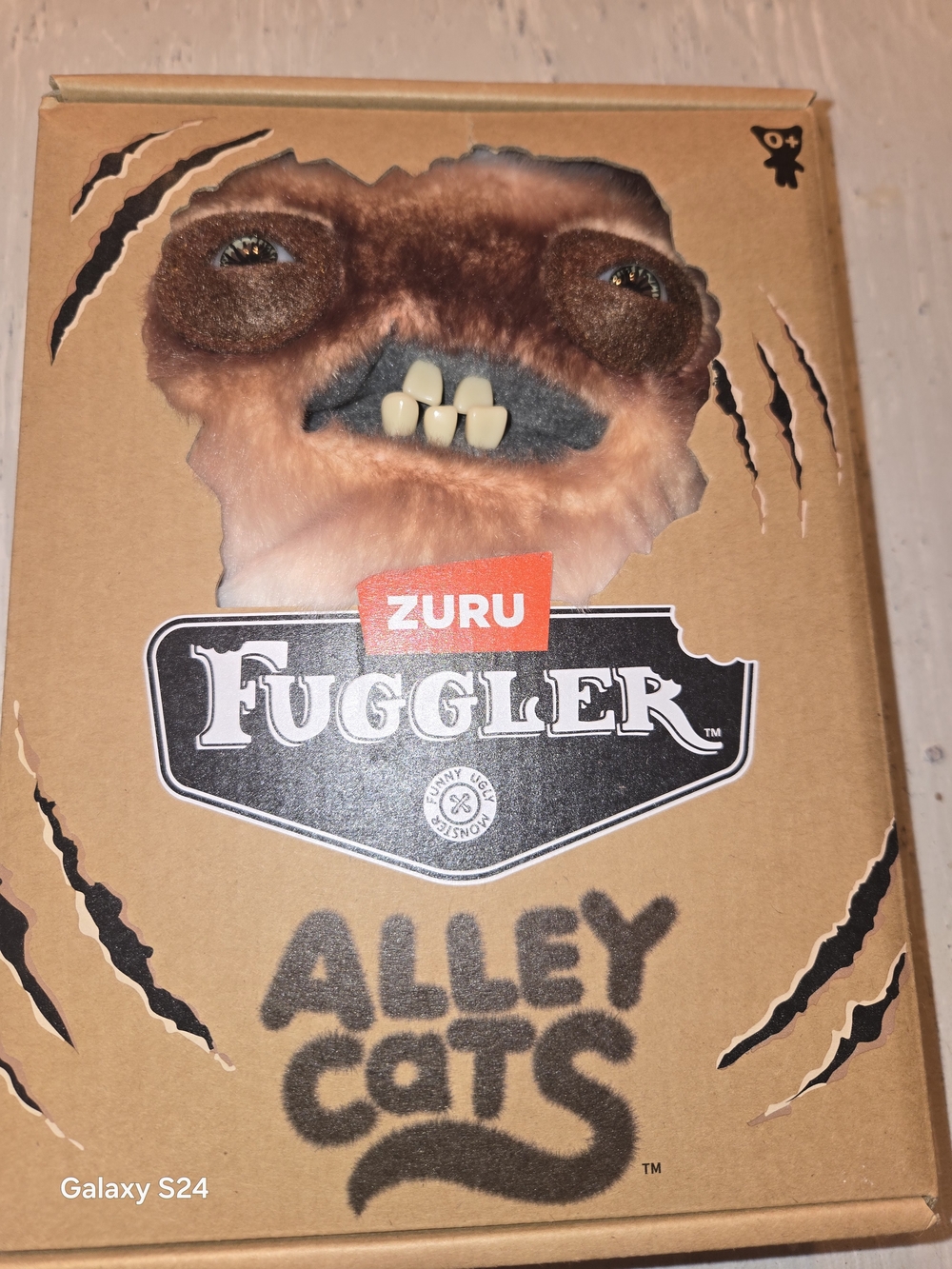 ZURU Fuggler Alley Cats Plush Toy - Brown 9 Inch New